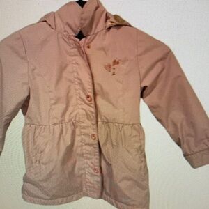 Kids Pink Hooded Jacket